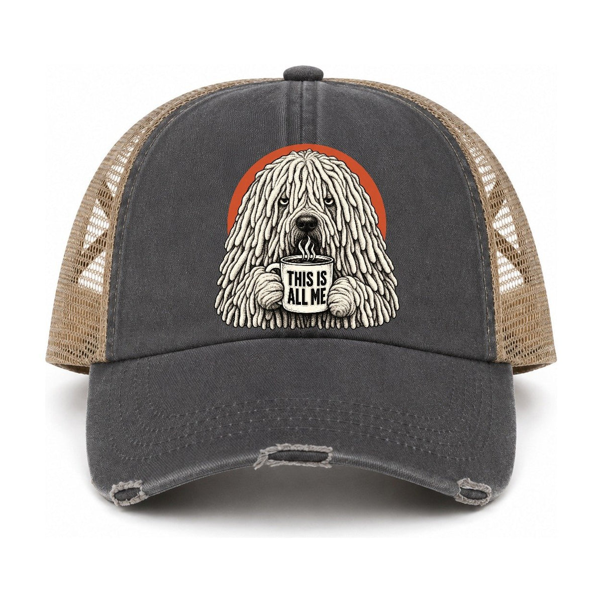 Charcoal-Khaki — front view