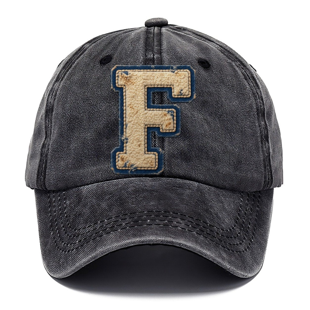 Varsity Chenille F Monogram Classic Cap – Graphite