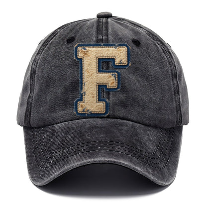 Varsity Chenille F Monogram Classic Cap – Graphite