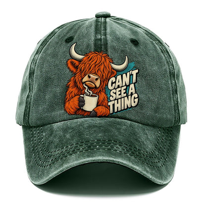 Can't See A Thing Cow Classic Cap – Forest Mist