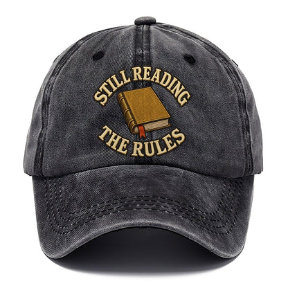 Still Reading The Rules Board Games Classic Cap – Graphite