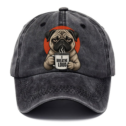 Pug Mug Truths Classic Cap – Graphite