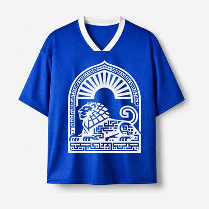 Persian Lion Arch Mesh Jersey – Royal Blue