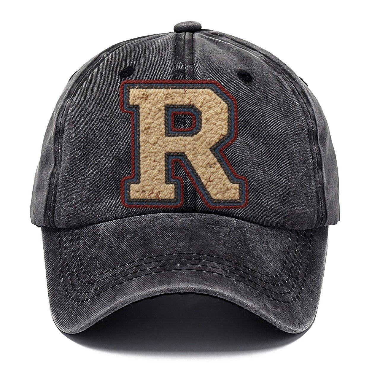 Varsity Chenille R Monogram Classic Cap – Graphite