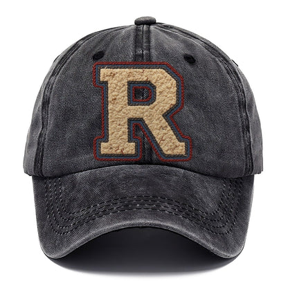 Varsity Chenille R Monogram Classic Cap – Graphite