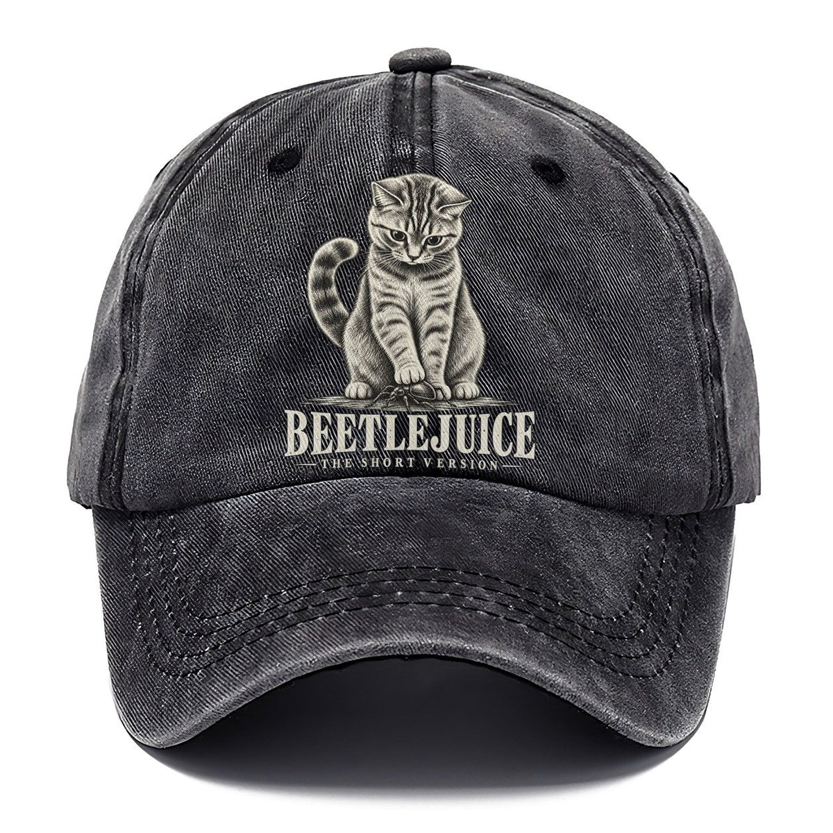 Beetlejuice Short Version Cats Classic Cap – Graphite