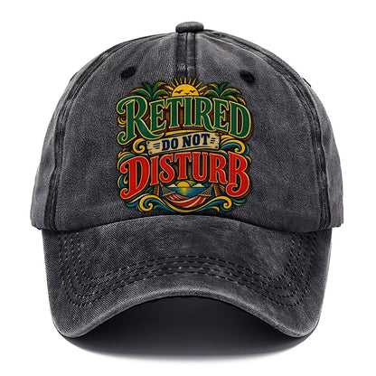 Retired Do Not Disturb Retired Living Classic Cap – Graphite
