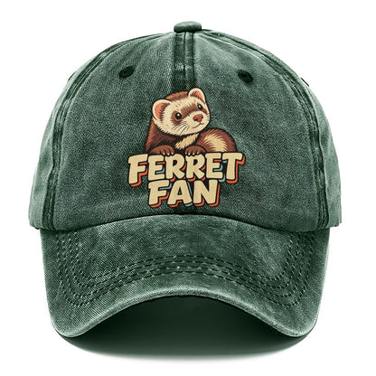 Ferret Fan Small Pet Logos Classic Cap – Forest Mist