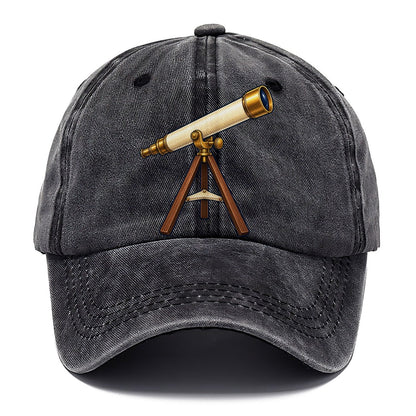 Brass Refractor On Its Tripod Astronomy And Stargazing Classic Cap – Graphite