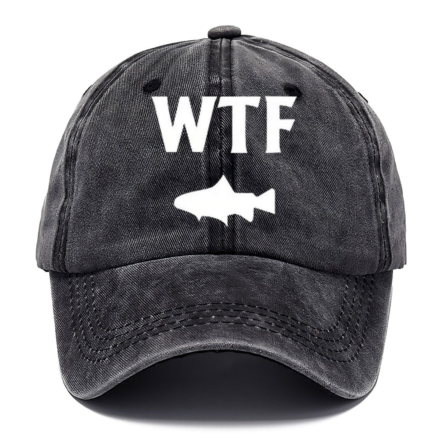 Wtf Wheres The Fish Classic Cap – Graphite