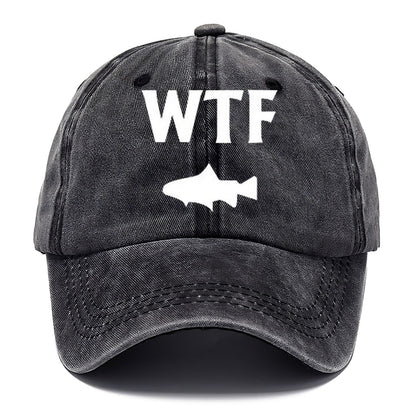 Wtf Wheres The Fish Classic Cap – Graphite
