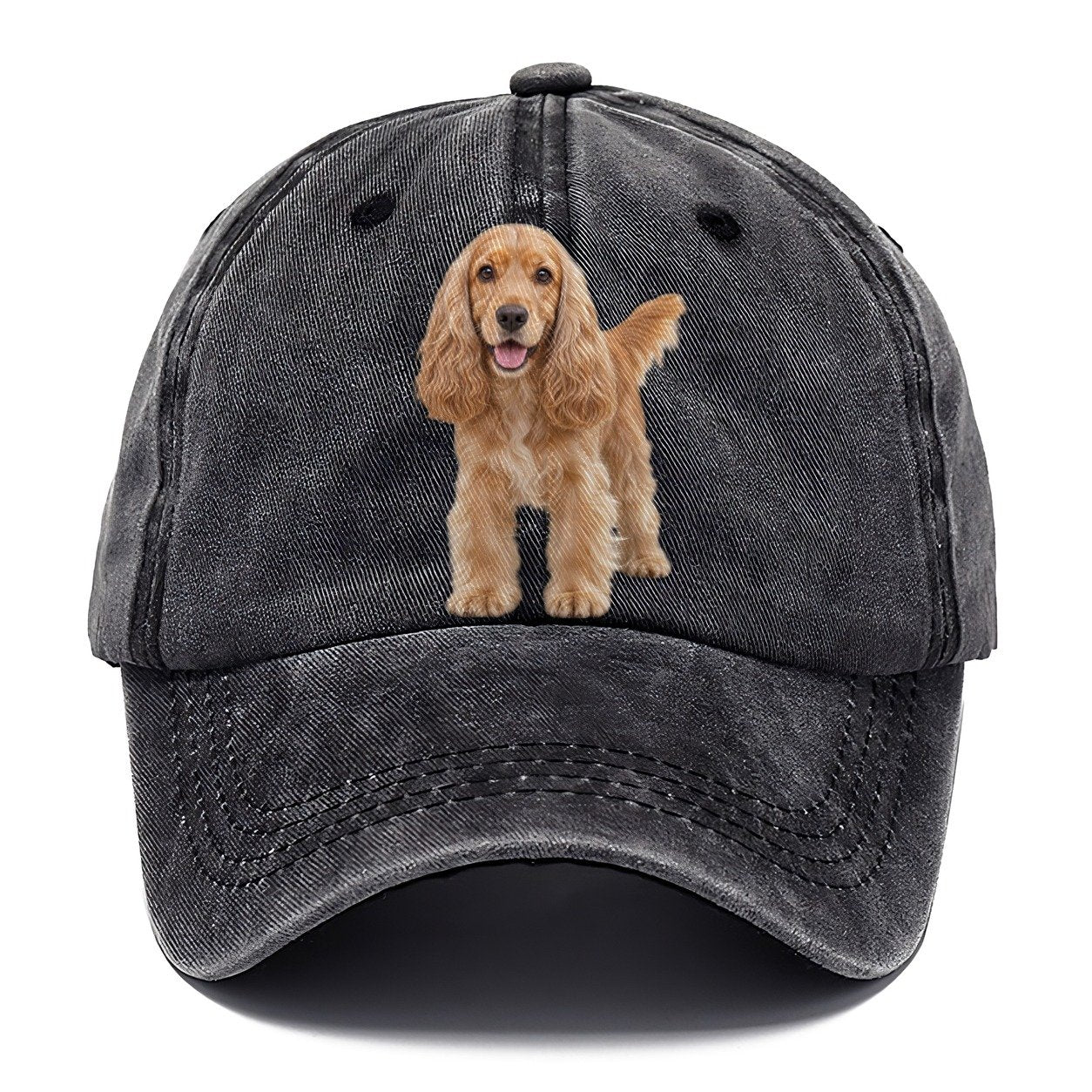 Cocker Spaniel Standing Top Breeds Classic Cap – Graphite