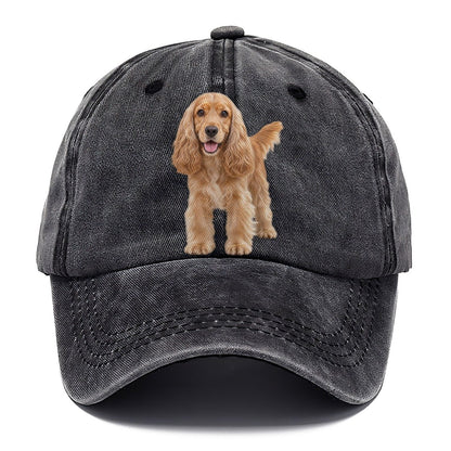 Cocker Spaniel Standing Top Breeds Classic Cap – Graphite