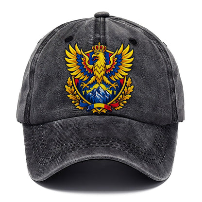 Romania Heraldic Crest Country Logos Classic Cap – Graphite