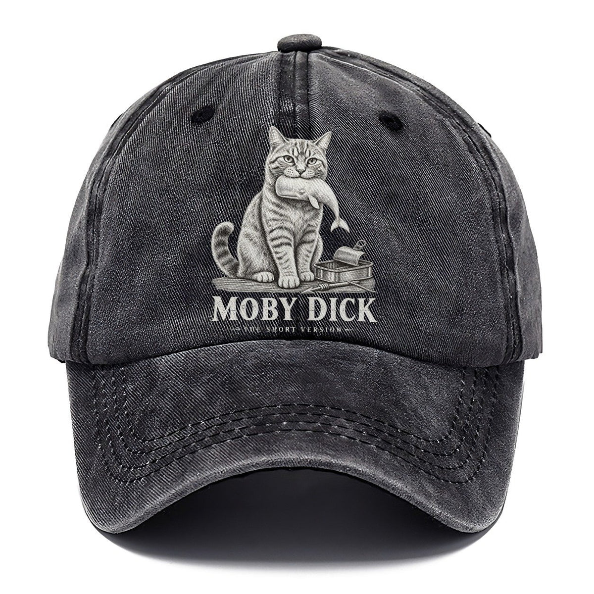 Moby Dick Short Version Cats Classic Cap – Graphite