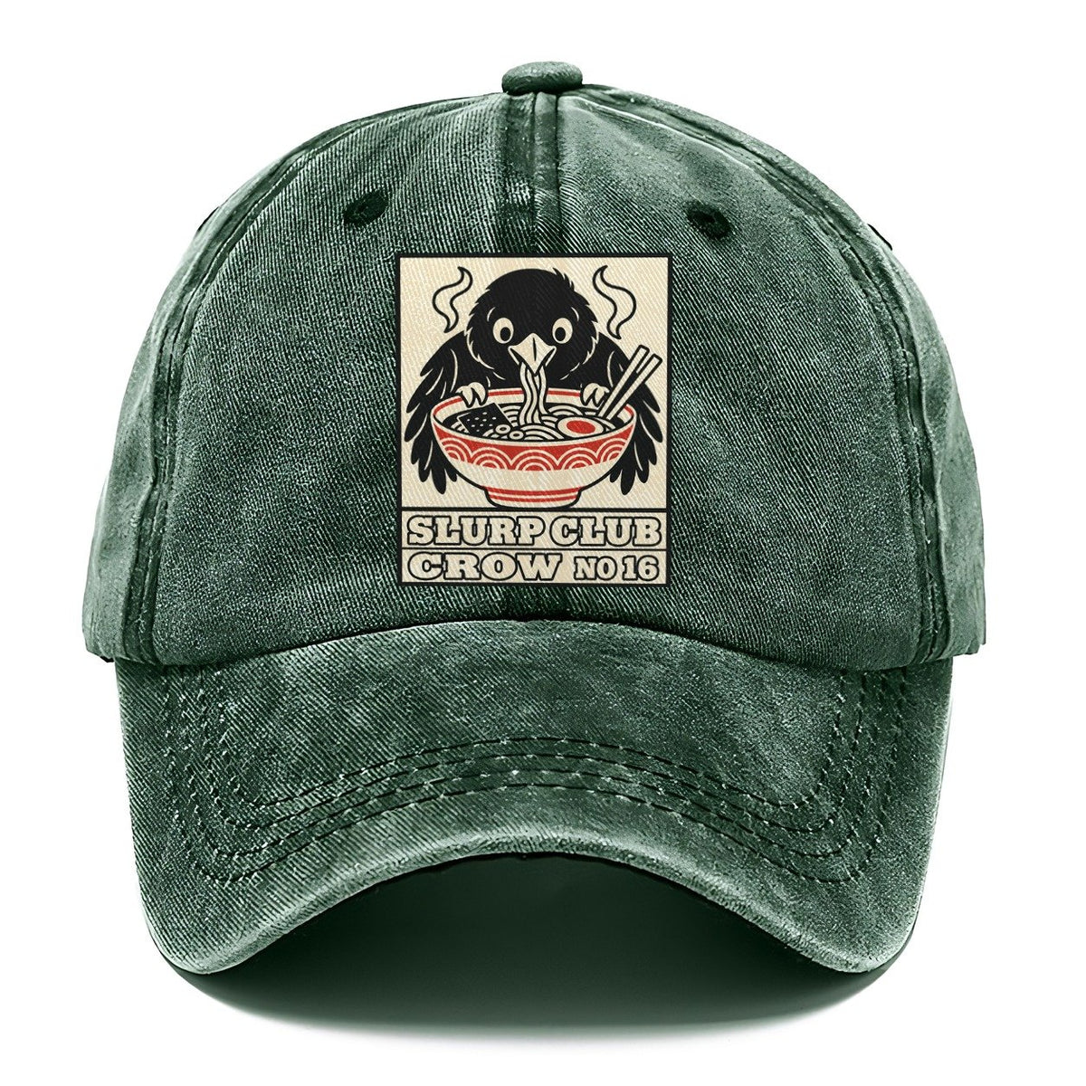 Crow Leftovers Slurp Club Classic Cap – Forest Mist