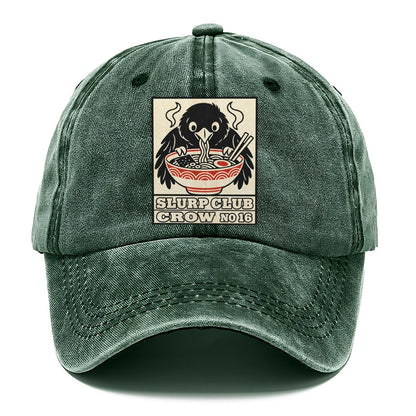 Crow Leftovers Slurp Club Classic Cap – Forest Mist
