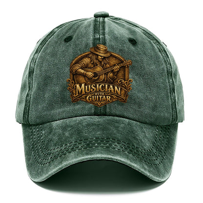 Musician with Guitar Classic Cap – Forest Mist
