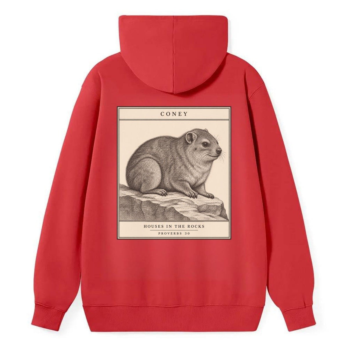 Coney Specimen Plate Creature Canticle Classic Pullover Hoodie – Red