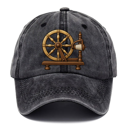 Heritage Spinning Wheel Yarn Crafts Classic Cap – Graphite
