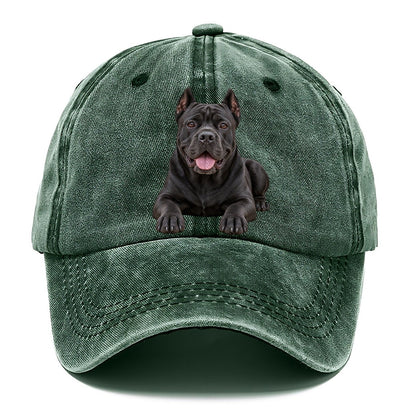 Cane Corso Lying Down Top Breeds Classic Cap – Forest Mist