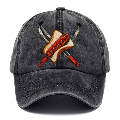 Sausage Sizzle Bread And Tongs Australia Cultural Icons Classic Cap – Graphite