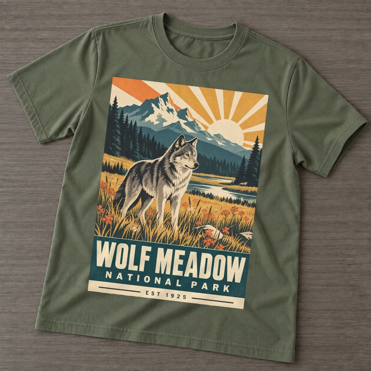 Army Green — front view