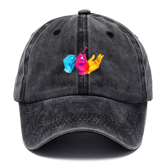 Golf Tee Hand Signs Classic Cap – Graphite