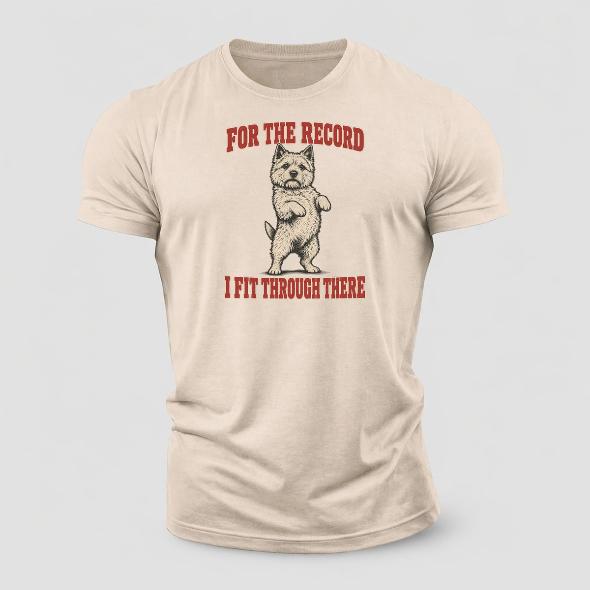 Norwich Terrier Dog Declarations Cotton T-Shirt – Sand