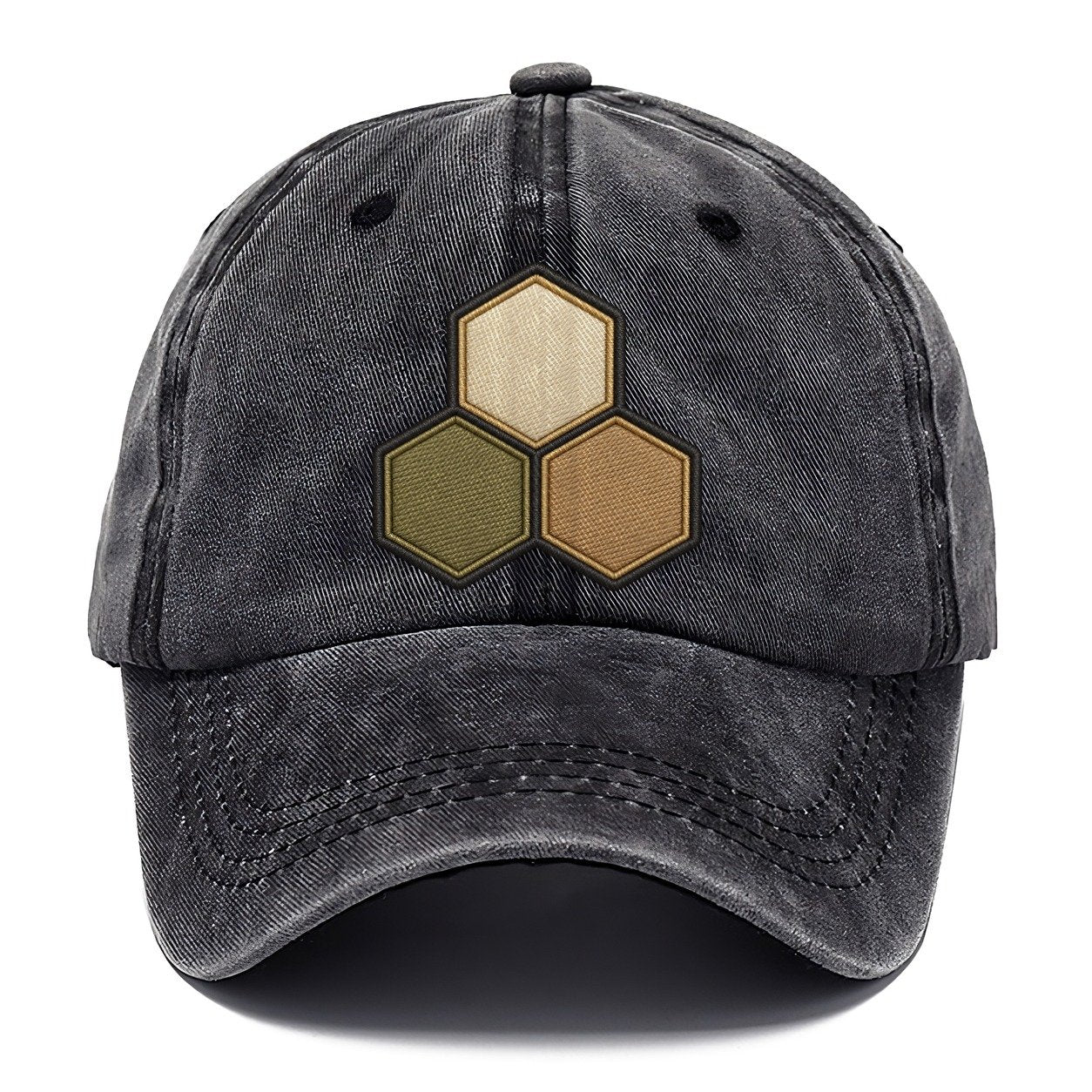 Three Hexagonal Tiles Clustered Board Games Classic Cap – Graphite