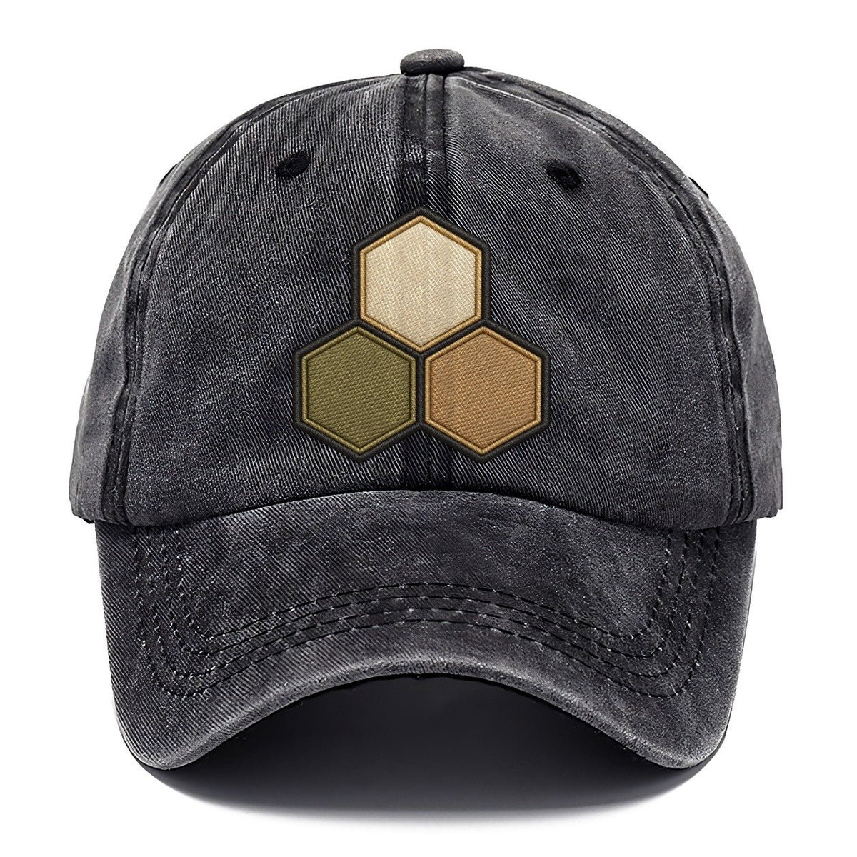Three Hexagonal Tiles Clustered Board Games Classic Cap – Graphite