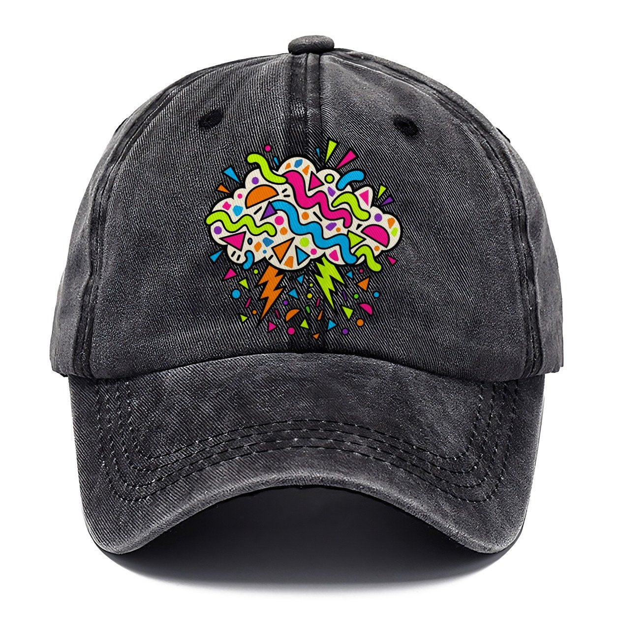 Squiggle Storm Crazy Styles Classic Cap – Graphite