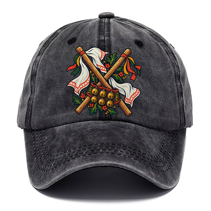 Morris Dance Bells Sticks And Handkerchiefs Uk Culture Heritage Classic Cap – Graphite