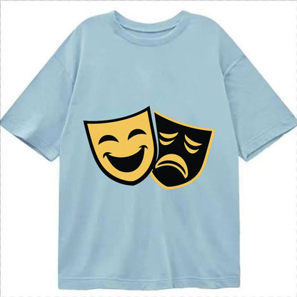 Golden Duality Of Theater Ac39f189b447 1770611732078 Classic T-shirt – Light Blue