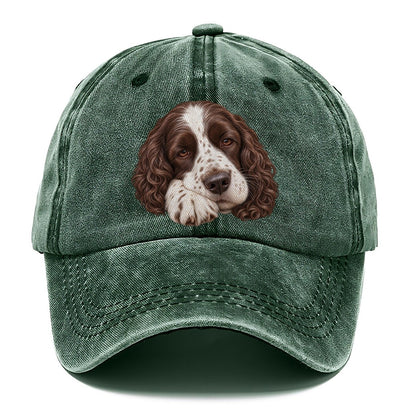 Springer Sleepy Paw Fold Pastimes Companions Classic Cap – Forest Mist