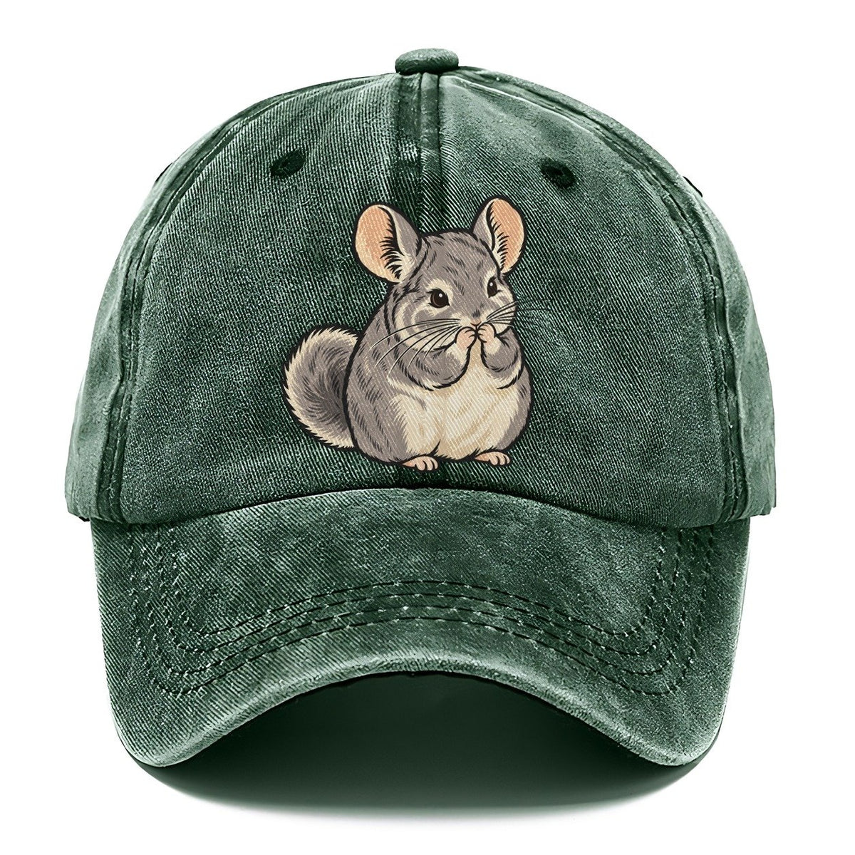Chinchilla Whisker Wash Small Pet Logos Classic Cap – Forest Mist