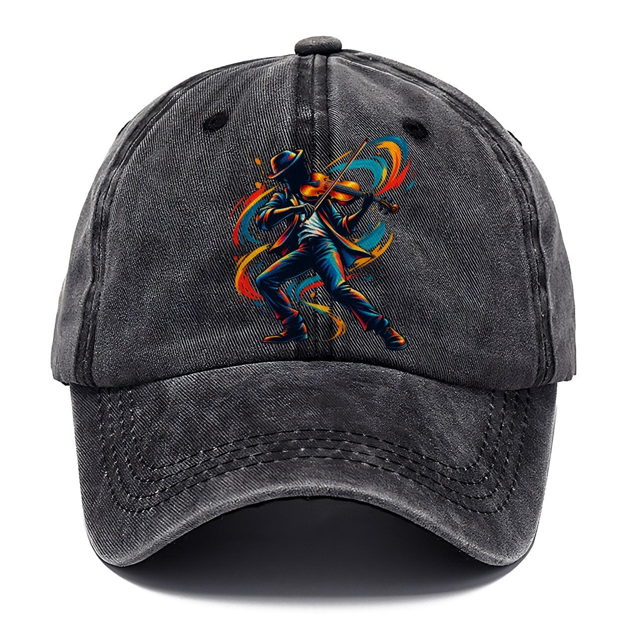 Violin Icon Music Instruments Classic Cap – Graphite