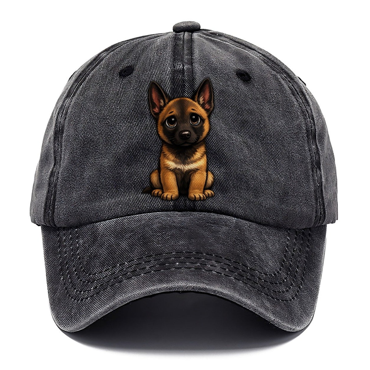 Belgian Malinois Sitting Sweetheart Classic Cap – Graphite
