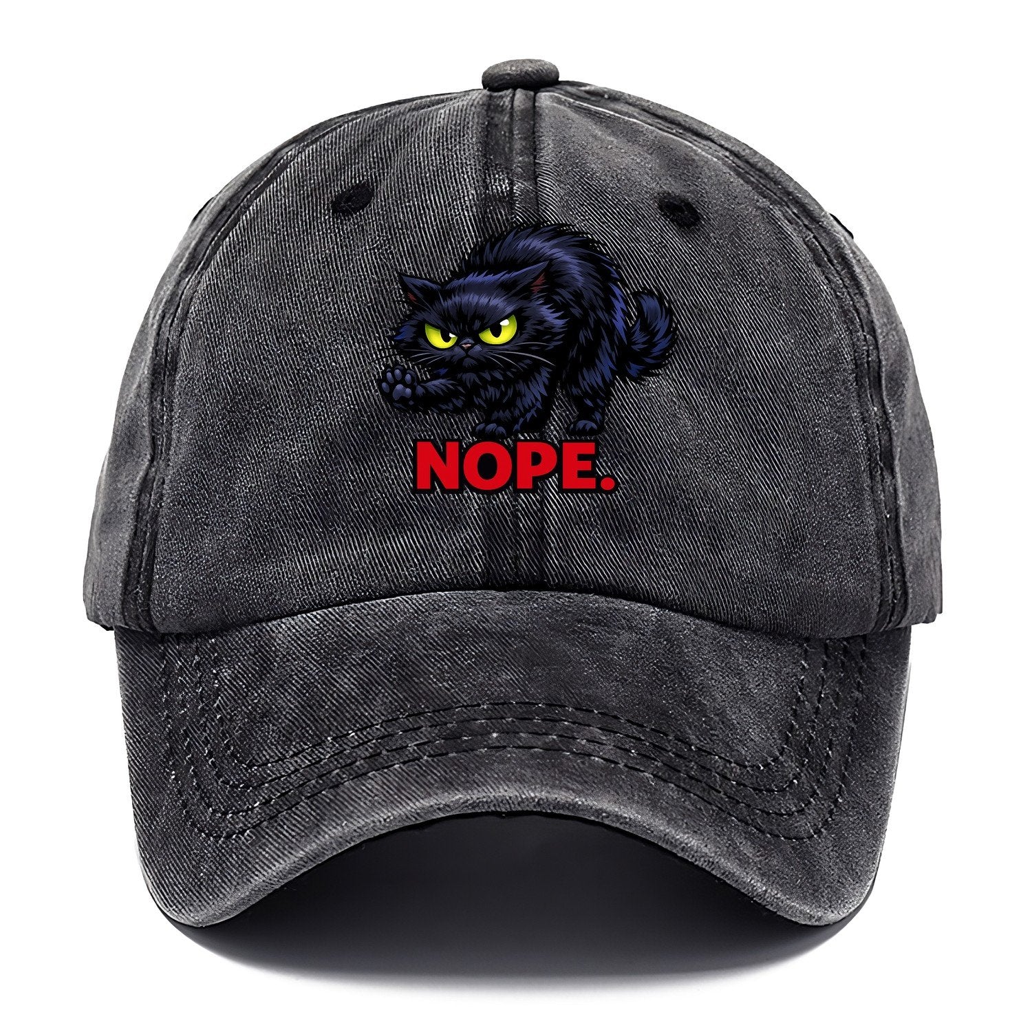 Nope Black Cat Classic Cap – Graphite