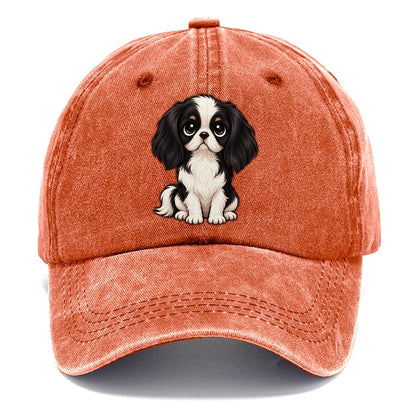 Japanese Chin Sitting Sweetheart Classic Cap – Terracotta Clay
