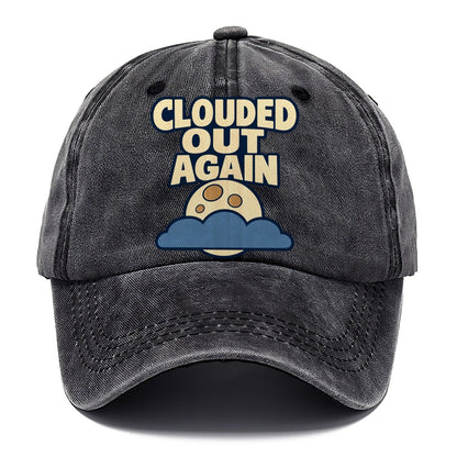 Clouded Out Again Astronomy And Stargazing Classic Cap – Graphite
