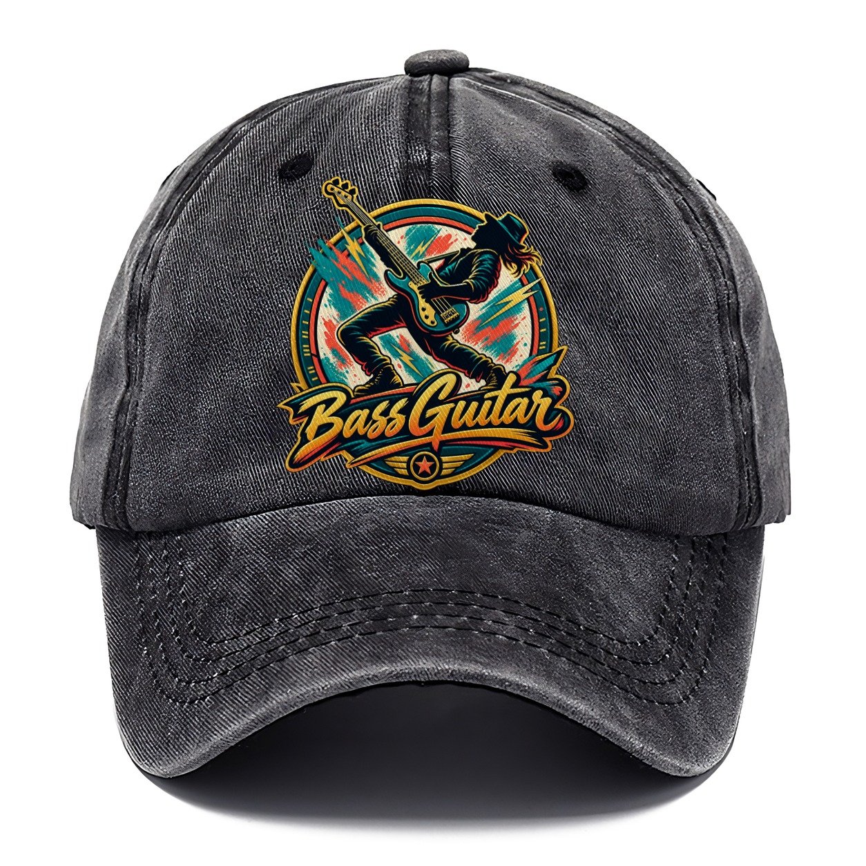 Bass Guitar Crest Music Instruments Classic Cap – Graphite