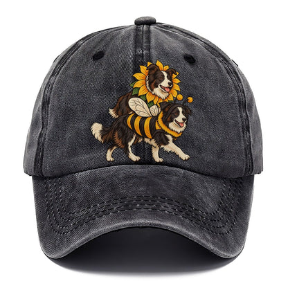2 Border Collies In Halloween Costumes Hdp 18 Parade Lineup Halloween Dog Parade Classic Cap – Graphite