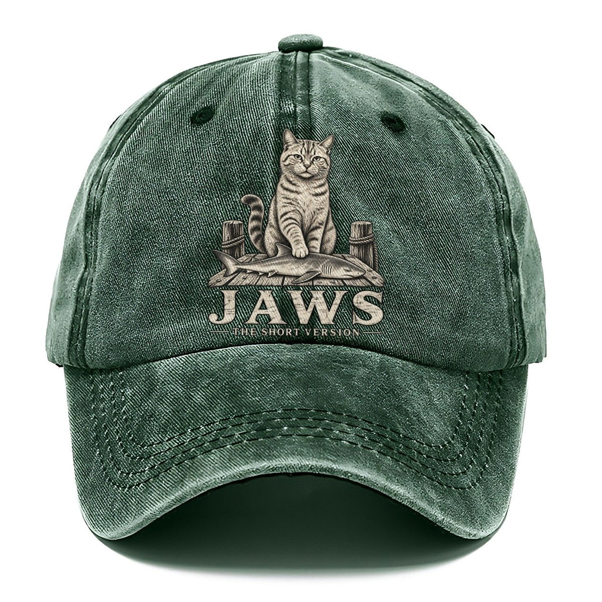 Jaws Short Version Cats Classic Cap – Forest Mist
