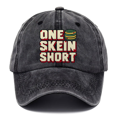 One Skein Short Yarn Crafts Classic Cap – Graphite