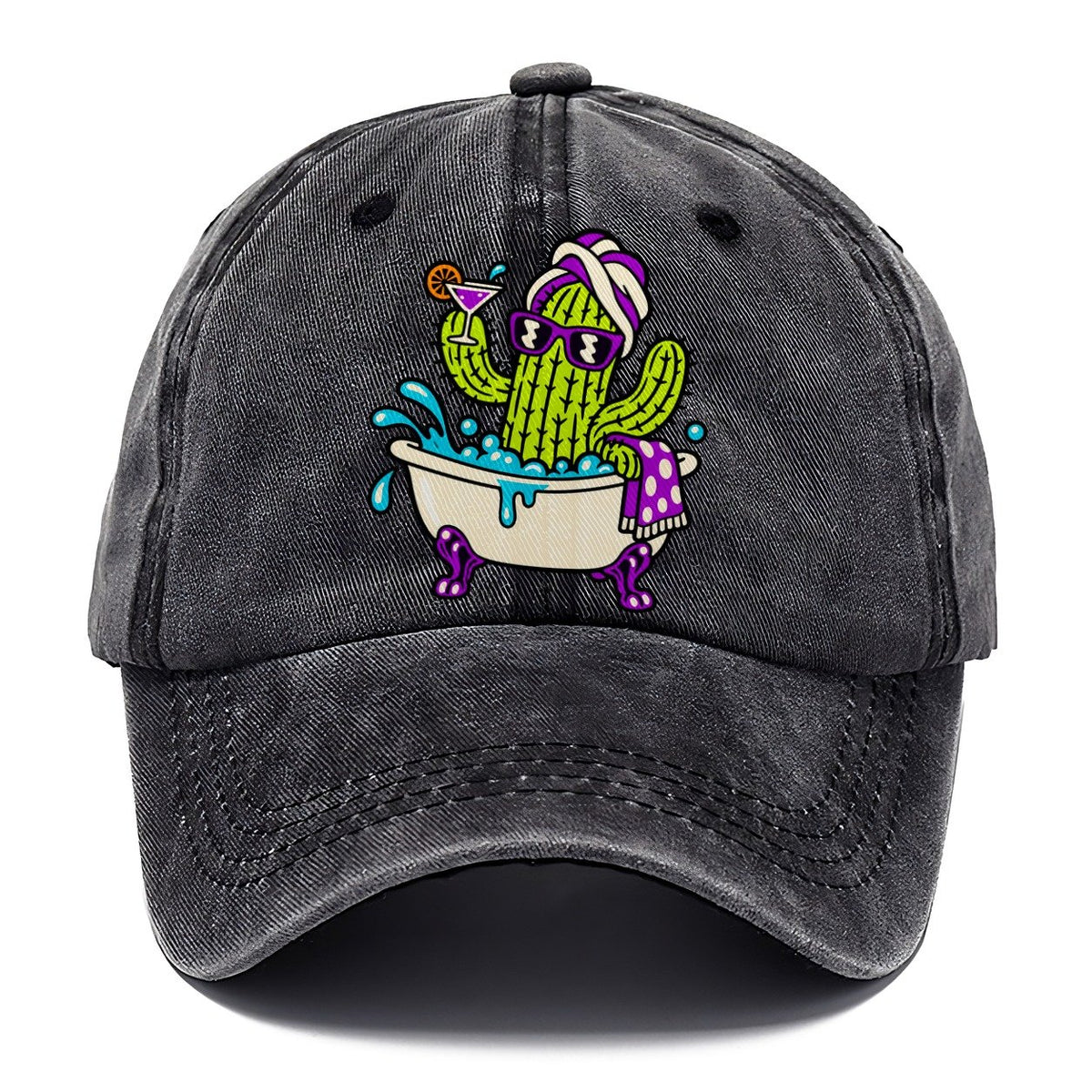 Cactus In A Bathtub Crazy Styles Classic Cap – Graphite