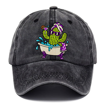 Cactus In A Bathtub Crazy Styles Classic Cap – Graphite