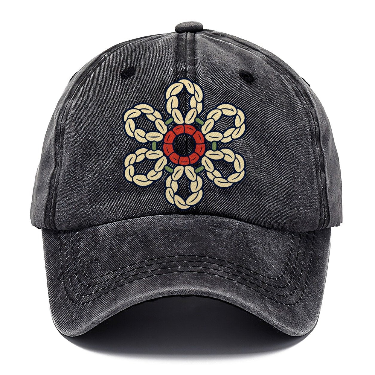 Flower Crochet Diagram Yarn Crafts Classic Cap – Graphite