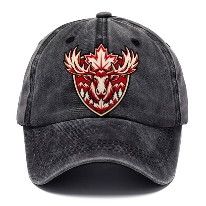 Canada Minimal Emblem Country Logos Classic Cap – Graphite