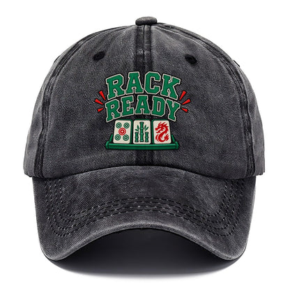 Rack Ready Mahjong Game Night Classic Cap – Graphite